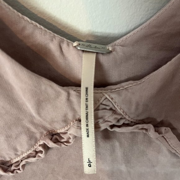 Large dusty pink smock style dress - Picture 3 of 3